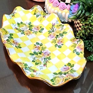 MKC LG 🍋 Honeymoon Handpainted Platter, Dated 2010, Pristine